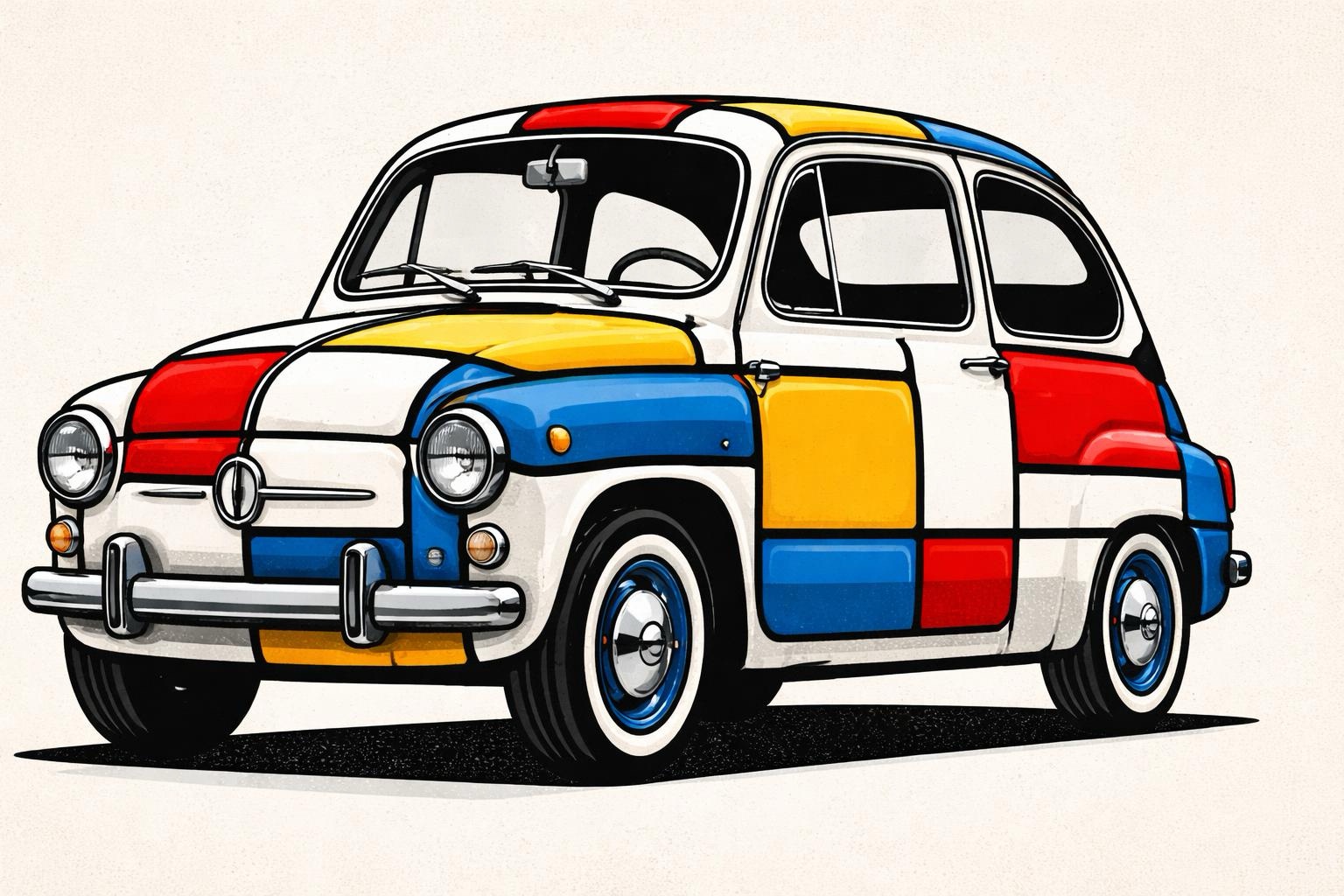 Art Car Mondrian