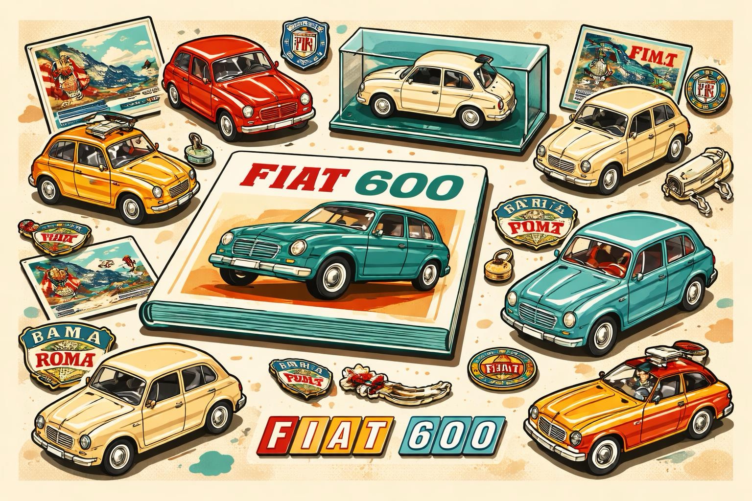 Modellini e memorabilia della 600